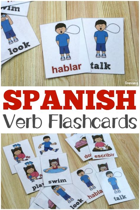 Free Printable Spanish Flashcards