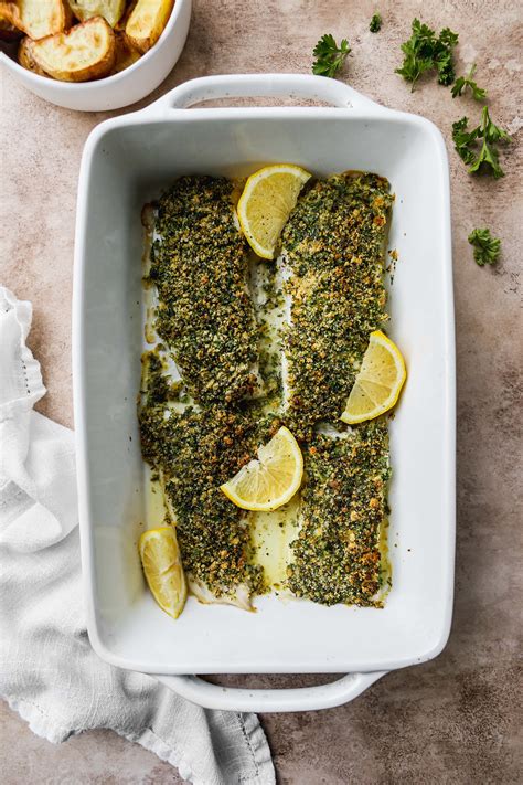 Baked Herb Crusted Cod Minutes Walder Wellness Rd