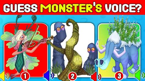 Guess The Monsters Voice My Singing Monsters Rare Bonkers Rare