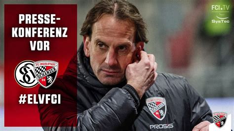 SV Elversberg Vs FC Ingolstadt 04 Schanzer Pressekonferenz Mit