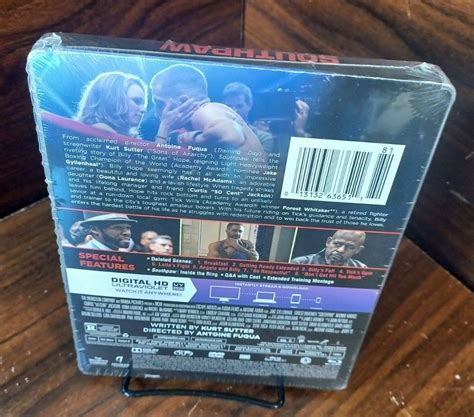 Southpaw Steelbook Blu Ray DVD NEW Sealed Free Box Shipping With