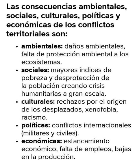 Lista 99 Foto Cuales Son Las Causas Y Consecuencias De Los Conflictos