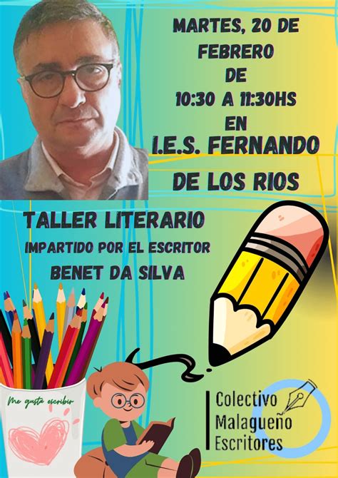 Taller Literario Con El Escritor Benet Da Silva Web Ies Fernando De