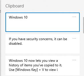 View your clipboard history | EJC