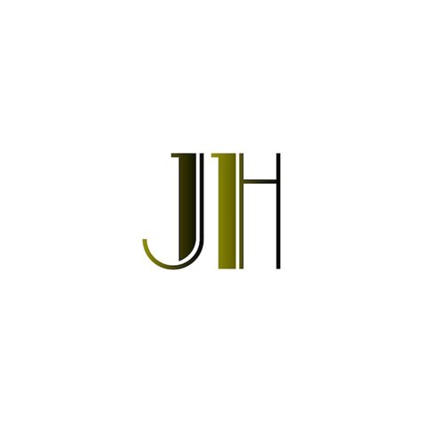 Desenho Do Logotipo Jh Vetor Premium