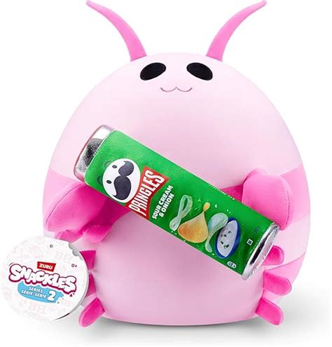 Snackles Plush Small Series Plush Pink Hippo Pringles Sour Cream