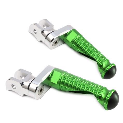 Green Mpro Front Mm Lowering Foot Pegs For Zx R Rr Ninja