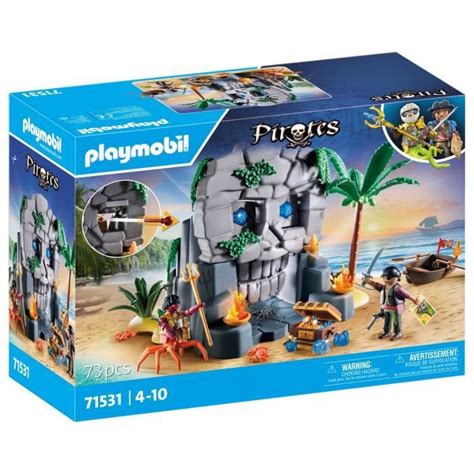 Playmobil Ile Au Tr Sor Pirate Et Monstre Marin Les Pirates