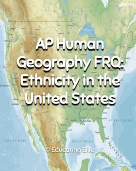 AP Human Geography Free Response Question FRQ Ethnicity In The