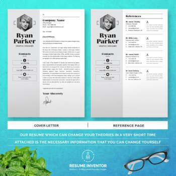 Graphic Designer Resume Template By ResumeInventor TpT