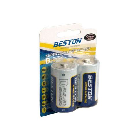 Beston Alkaline Battery Size D Lr20 15v 2 Pcs Makers Electronics