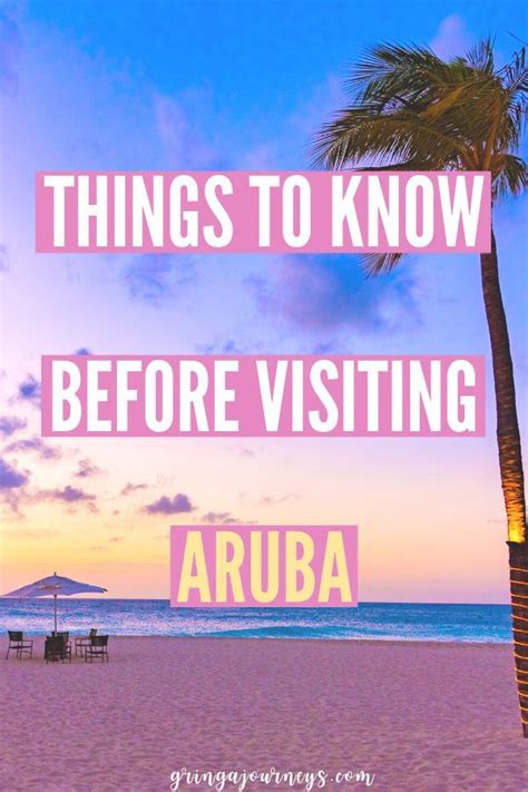 Aruba Travel Tips Things To Know Before Visiting Aruba Aruba