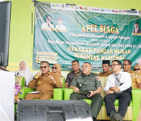 Jelang Hari Raya Idul Fitri Pemkot Gorontalo Laksanakan Gerakan Pangan