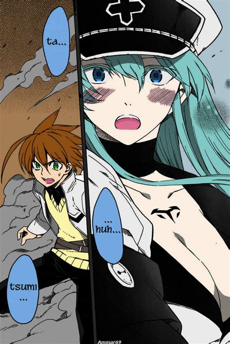 Esdeath And Tatsumi By Goldiestein On Deviantart