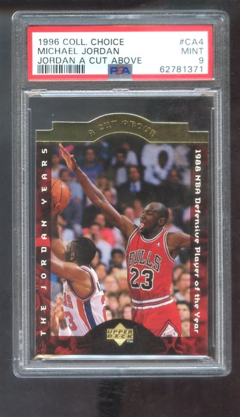 1996 97 Upper Deck Collector S Choice A Cut Above CA4 Michael Jordan