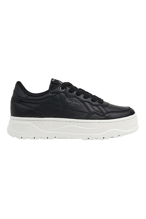 Pepe Jeans London Pantofi Sport Flatform De Piele Negru Emag Ro