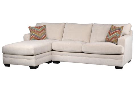 Carson Cream 2 Piece Sectional Wlaf Chaise Living Spaces Furniture Sectional Living Spaces