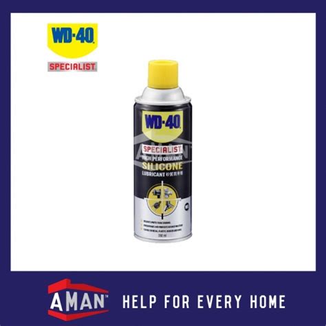 Wd 40 Specialist High Performance Silicone Lubricant Spray 360ml