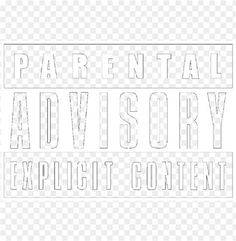 Model Image T Shirt Parental Advisory Explicit Content PNG