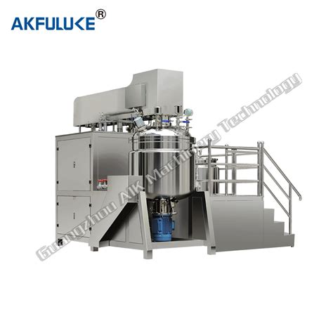 Akfuluke Gmp Standard Vacuum Homogenizing Emulsifier Mixer For