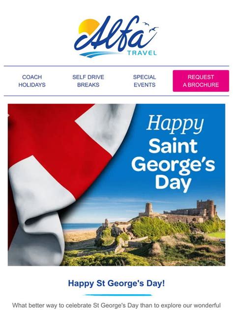 Alfa Travel Ltd Celebrate St George S Day With Alfa Travel Milled