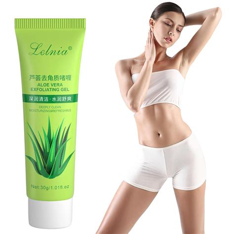 Lelnia Aloe Vera Exfoliating Gel Peeling Moisturizing Full Body Scrub Shopee Philippines