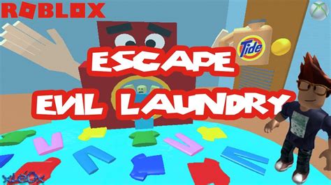 Roblox Escape Evil Laundry Obby Completo Youtube