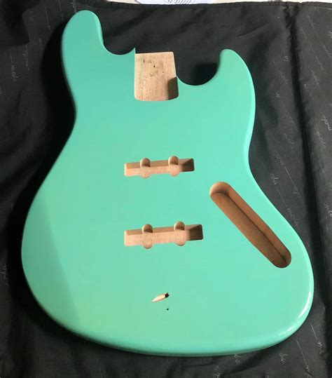 Sold Brand New Jazz Bass Body Sea Foam Green Beautiful