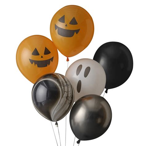 6 Luftballons Halloween