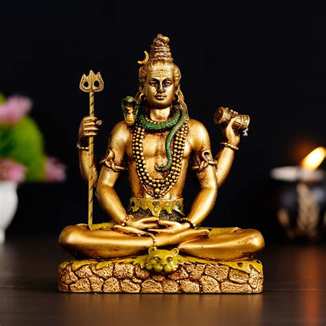 Buy Lord Shiva Statue For Home Decor Religious Idols Of Lord Shiva Shiv