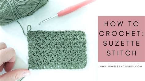 How To Crochet The Suzette Stitch Tutorial YouTube Crochet Baby