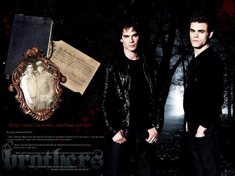 Stefan And Damon The Vampire Diaries Wallpaper 31215142 Fanpop