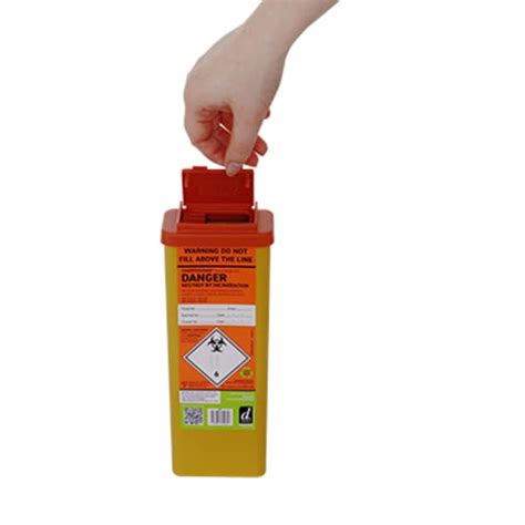 Sharpsguard Eco Waste Container with Needle Remover Récipients pour