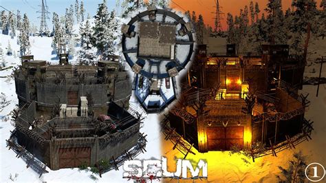 Scum Speed Build C1 Scum Oyununda Base İnşası Youtube