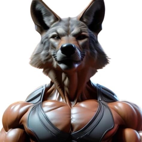 Muscular Coyote by DracoAwesomeness on DeviantArt