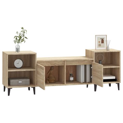 Vidaxl Tv Cabinet Sonoma Oak X X Cm Engineered Wood Vidaxl Ie