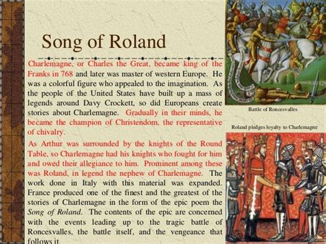 Song Of Roland Summary