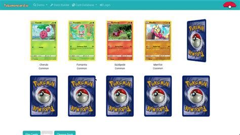 Pack Opening Simulator Pokemoncard Youtube