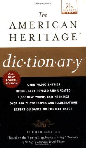 The American Heritage Dictionary By American Heritage