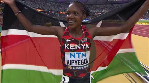 Video M F Kipyegon S Offre Un Troisi Me Sacre Mondial Devant