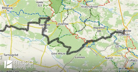 Szlak Walk Partyzanckich Mapa Turystyczna Pl