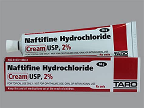 Rx Item Naftifine 2 Cream 45gm By Taro Pharma Gen Naftin