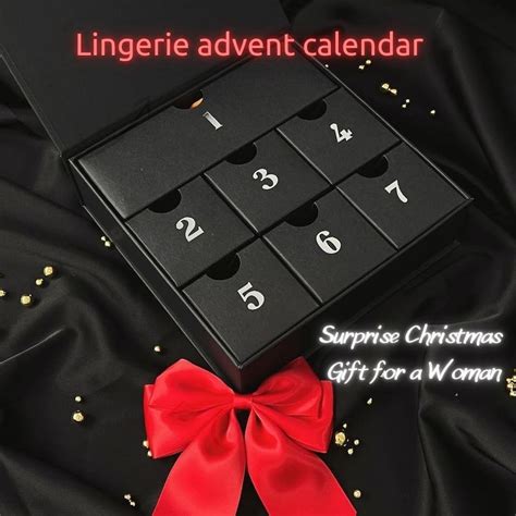 Lingerie Calendar Women Etsy