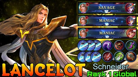 SAVAGE MANIAC Aggressive Lancelot Double Gameplay Top 1 Global