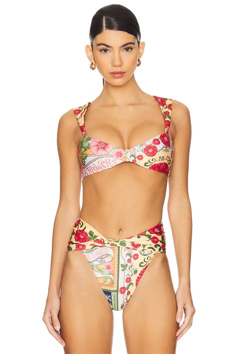 Agua Bendita Malory Harvest Bikini Top In Multicolor REVOLVE