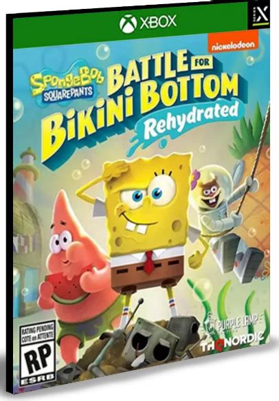 SPONGEBOB SQUAREPANTS BATTLE FOR BIKINI BOTTOM REHYDRATED XBOX ONE E XBOX SERIES X S MÍDIA