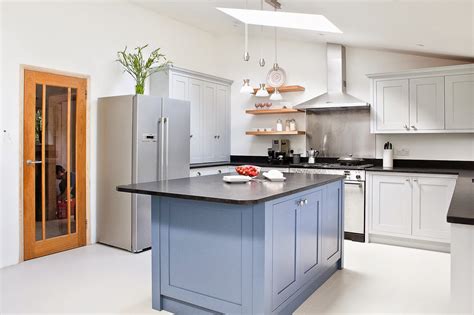 Maple & Gray: Blue & Grey Kitchen