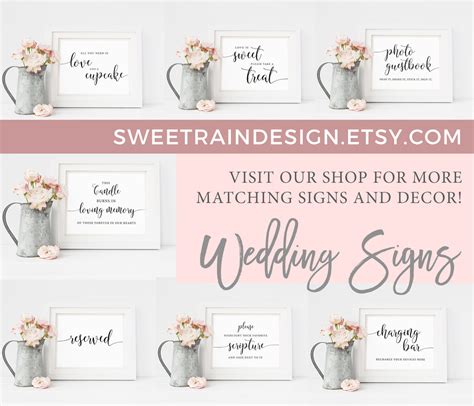 Appetizers Sign Wedding Printable Wedding Reception Signage Etsy