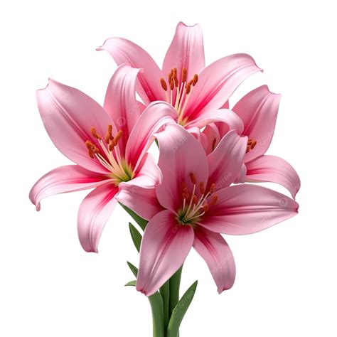Pink Lily Blossom PNG, Vector, PSD, and Clipart With Transparent