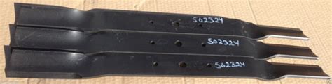 King Kutter 6 Finish Mower Blades Set Of Three 3 502324 Brooksagparts